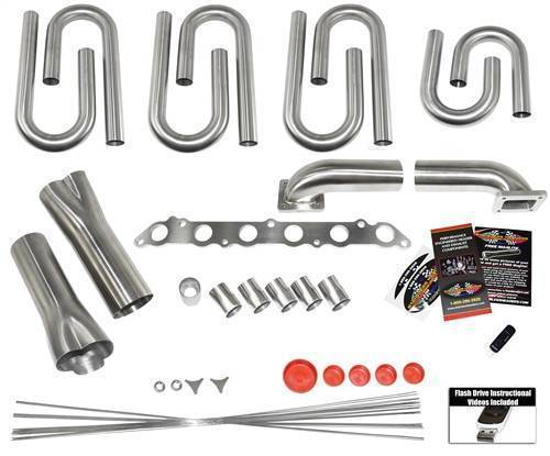 Stainless Headers - Toyota 7M-GTE Custom Turbo Header Build Kit