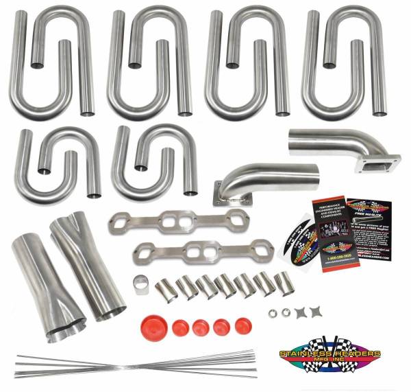 Small Block Chevy 18-Degree Custom Turbo Header Build Kit