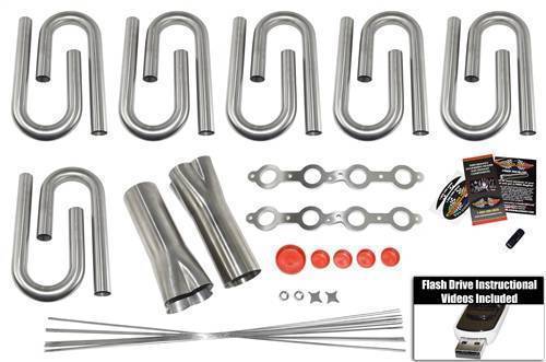 Chevrolet Gen III/IV LS Custom Header Build Kit