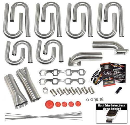 Small Block Ford- 289/302/351w Custom Turbo Header Build Kit