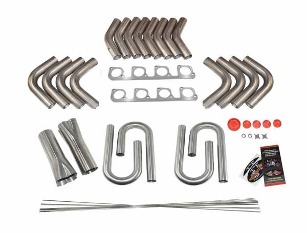 Small Block Ford Yates D3 Custom Fender Exit Header Build Kit