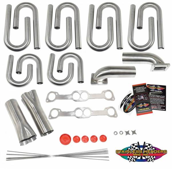 Pontiac 400/428/455 Turbo Header- Round Port Turbo Header Build Kit