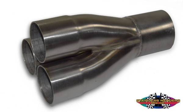 Stainless Headers - 1 1/2" Primary 3 into 1 Performance Merge Collector-16ga Mild Steel