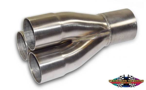 Stainless Headers - 1 5/8" Primary 3 into 1 Performance Merge Collector-16ga 304ss