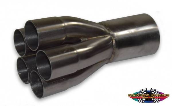 Stainless Headers - 1 1/2" Primary 5 into 1 Performance Merge Collector-16ga Mild Steel