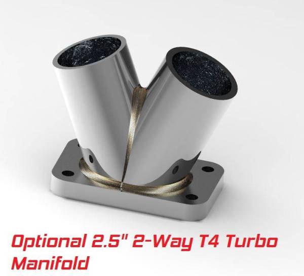 Stainless Headers - 18 Degree Small Block Chevy Turbo Manifold Build Kit