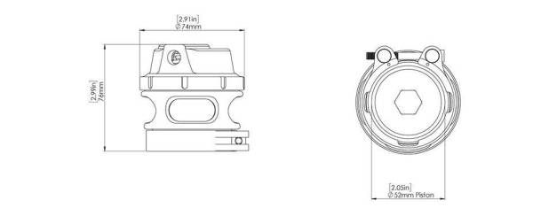 Turbosmart - Turbosmart GenV Raceport BOV