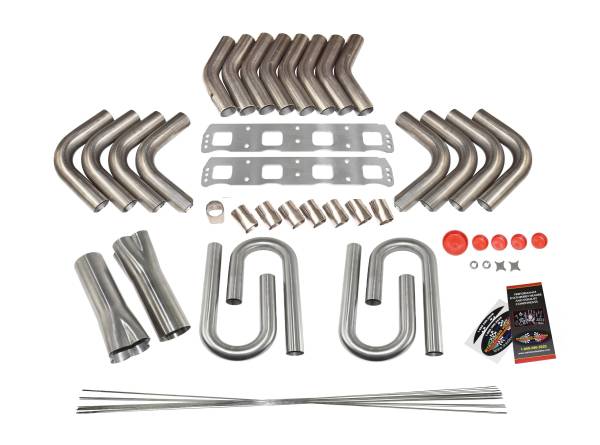 Mopar Gen II 426 Hemi Custom Fender Exit Header Build Kit