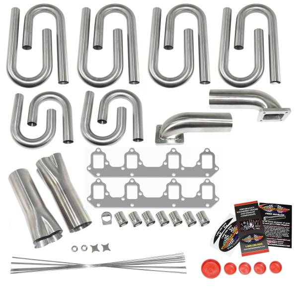 Ford 427/428 FE 16-Bolt Custom Turbo Header Build Kit