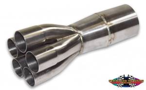 Stainless Headers - 1 5/8" Primary 5 into 1 Performance Merge Collector-16ga Mild Steel - Image 3