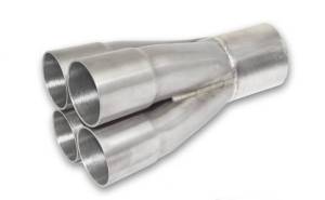 Stainless Headers - 1 3/4" Primary 4 into 1 Performance Merge Collector-CP2 Titanium 0.050" - Image 2