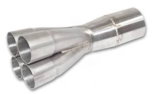 Stainless Headers - 1 3/4" Primary 4 into 1 Performance Merge Collector-CP2 Titanium 0.050" - Image 3