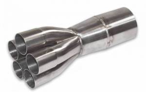 Stainless Headers - 1 3/4" Primary 5 into 1 Performance Merge Collector-CP2 Titanium 0.050" - Image 3