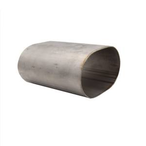 4 1/2" 304 Stainless Oval Exhaust Tubing