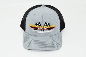 Stainless Headers Logo Hat- Grey on Black