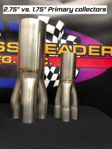 Stainless Headers - 2 3/4" Primary 4 into 1 Performance Merge Collector-16ga 304ss - Image 3