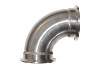 2 1/2" V-Band 90 Degree Turbo Elbow