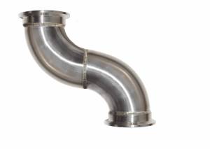 2 1/2" V-Band 90 S-Curve Turbo Elbow