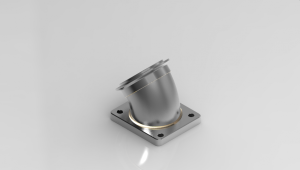 Stainless Headers - T4 Turbo Flange 45 Degree Stainless Turbo Elbow - Image 5