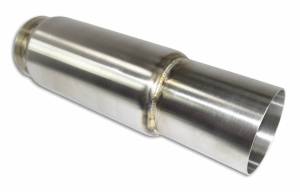 Stainless Headers - 2 1/2" Diameter x 8" Long body Race Muffler - Image 5