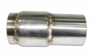 Stainless Headers - 3 1/2" Diameter x 4" Long body Race Muffler - Image 7