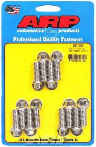 ARP 400-1109: 3/8" x 1" Long Stainless Header Bolts (12)