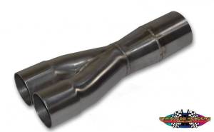 Stainless Headers - 1 1/2" Primary 2 into 1 Performance Merge Collector-16ga Mild Steel - Image 5