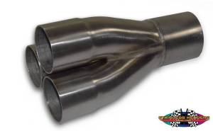 Stainless Headers - 1 1/2" Primary 3 into 1 Performance Merge Collector-16ga Mild Steel - Image 3