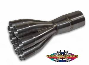 Stainless Headers - 1 1/2" Primary 8 into 1 Performance Merge Collector- Mild Steel-16ga Mild Steel - Image 5