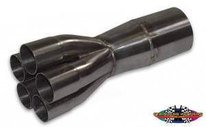 Stainless Headers - 1 3/4" Primary 5 into 1 Performance Merge Collector-16ga Mild Steel - Image 5