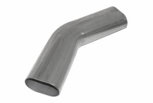 Stainless Headers - 3" Stainless Oval Exhaust 45 Degree Bend - Image 2