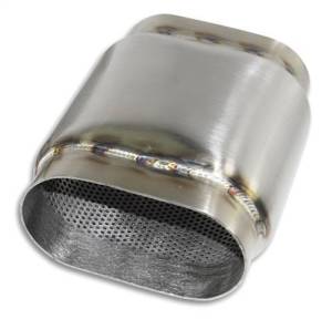 4 1/2" Stainless Steel Oval Bullet Muffler