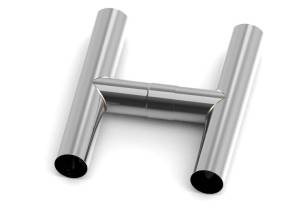 Custom 304 Stainless Steel Two-Piece H-Pipe