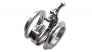 Stainless Headers - 2 1/4" Stainless Steel V-Band Flange Assembly- Vibrant Performance #1489 - Image 2