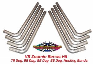 304 Stainless Steel Zoomie Bend Kit