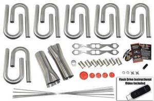 Stainless Headers - Small Block Chevy Square Port Custom Header Build Kit - Image 2