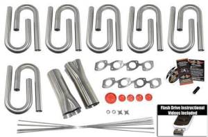 Stainless Headers - Small Block Chevy Splayed Valve Custom Header Build Kit - Image 2