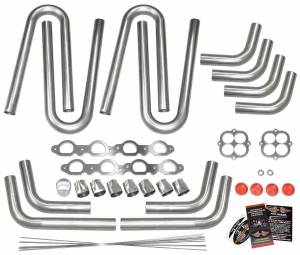 Stainless Headers - Chevy LS7/LSX D-Port Cobra Kit Car Custom Header Build Kit - Image 2