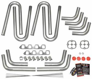 Stainless Headers - Small Block Ford 351-C 4v -Boss 302- Cobra Kit Car Custom Header Build Kit - Image 2