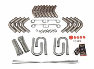 AMC Dogleg V-8 Custom Fender Exit Header Build Kit