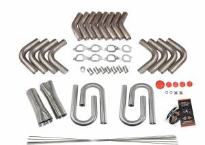 Stainless Headers - Big Block Chevy D-Port Custom Fender Exit Header Build Kit - Image 2