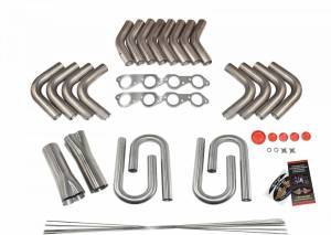 Stainless Headers - Big Block Chevy Round Port Custom Fender Exit Header Build Kit - Image 2