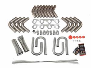 Stainless Headers - Big Block Ford 460 Custom Fender Exit Header Build Kit - Image 2