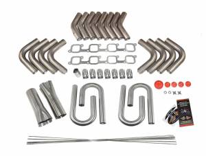 Stainless Headers - Big Block Ford C460 Custom Fender Exit Header Build Kit - Image 2