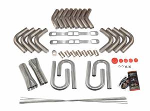 Big Block Mopar (383-440) Custom Fender Exit Header Build Kit