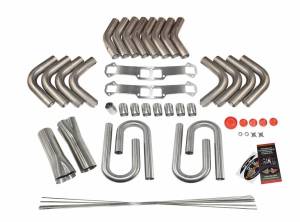 Stainless Headers - Chevy 348/409 W-Head Custom Fender Exit Header Build Kit - Image 2