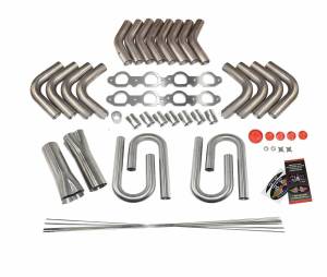 Stainless Headers - Chevy LS7/LSX Custom Fender Exit Header Build Kit - Image 2