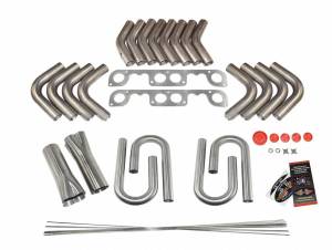 Stainless Headers - Chevy Spread Port Stahl Pattern Custom Fender Exit Header Build Kit - Image 2