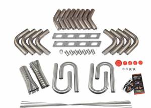 Stainless Headers - Fontana/MBR 526 Hemi Head Custom Fender Exit Header Build Kit - Image 2