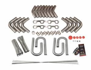 Small Block Ford 302/351W Custom Fender Exit Header Build Kit